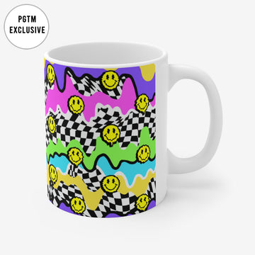 Psychedelic Smiley Coffee Mug